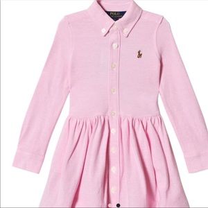 Polo Ralph Lauren Toddler Girl Dress Pink 9-12m